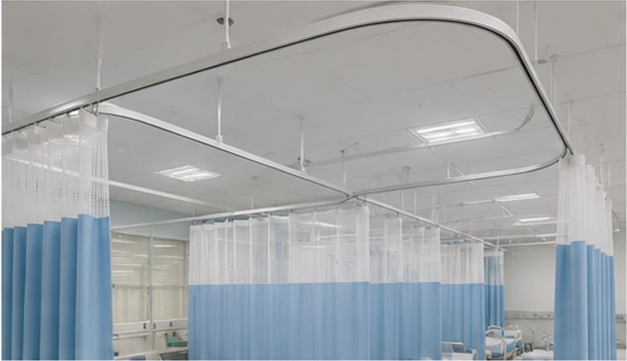 Ceiling Mounted Hospital Curtain Track