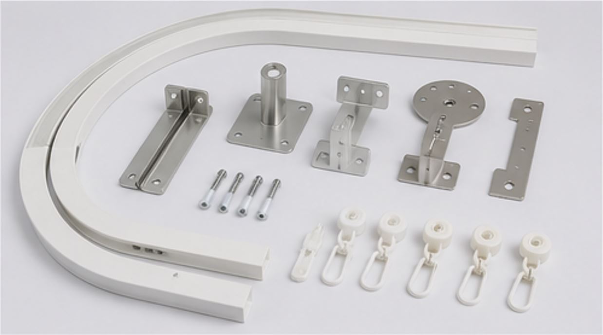 Hospital Curtain Accessories and Track Components