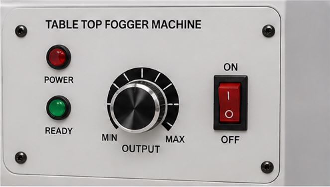 Table Top Fogger Machine Control Panel