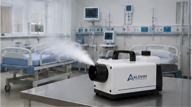 Table Top Fogger Machine in Hospital Environment